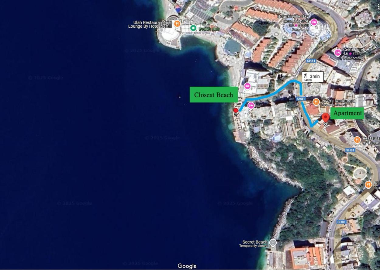 Del Mar Sea View Apartment Saranda Dış mekan fotoğraf
