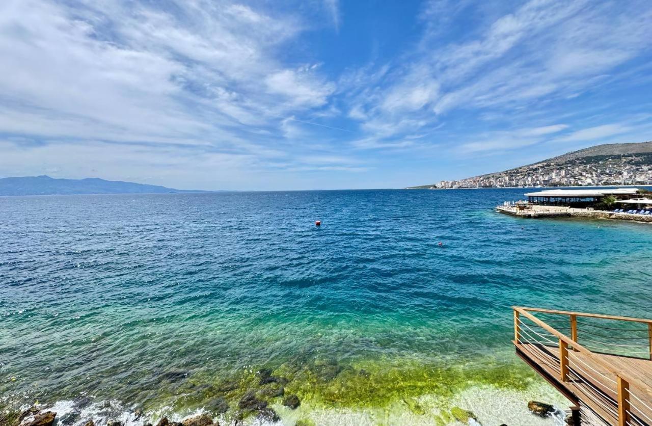 Del Mar Sea View Apartment Saranda Dış mekan fotoğraf