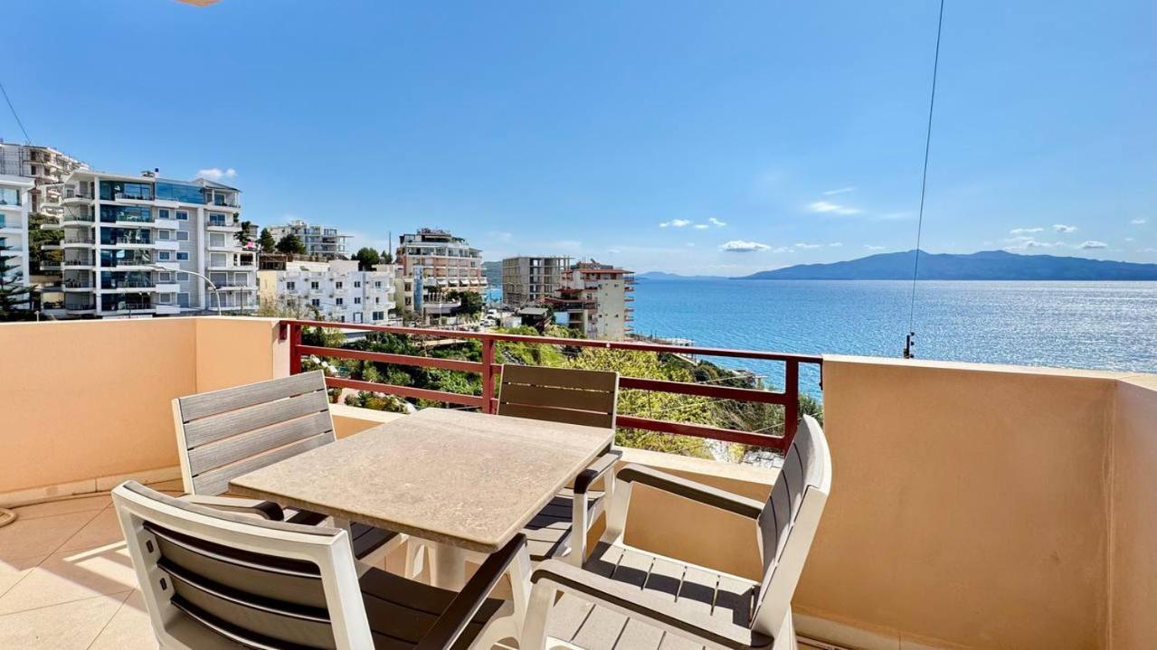 Del Mar Sea View Apartment Saranda Dış mekan fotoğraf