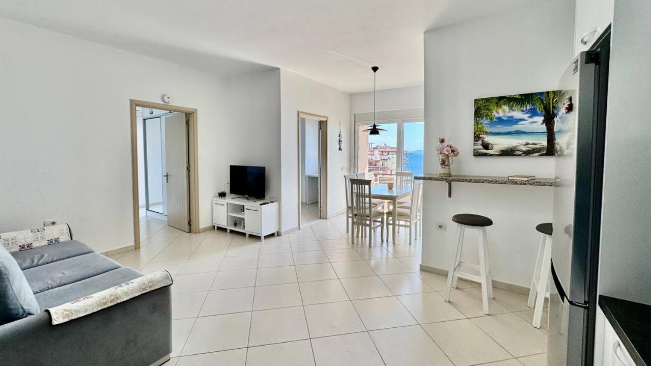 Del Mar Sea View Apartment Saranda Dış mekan fotoğraf